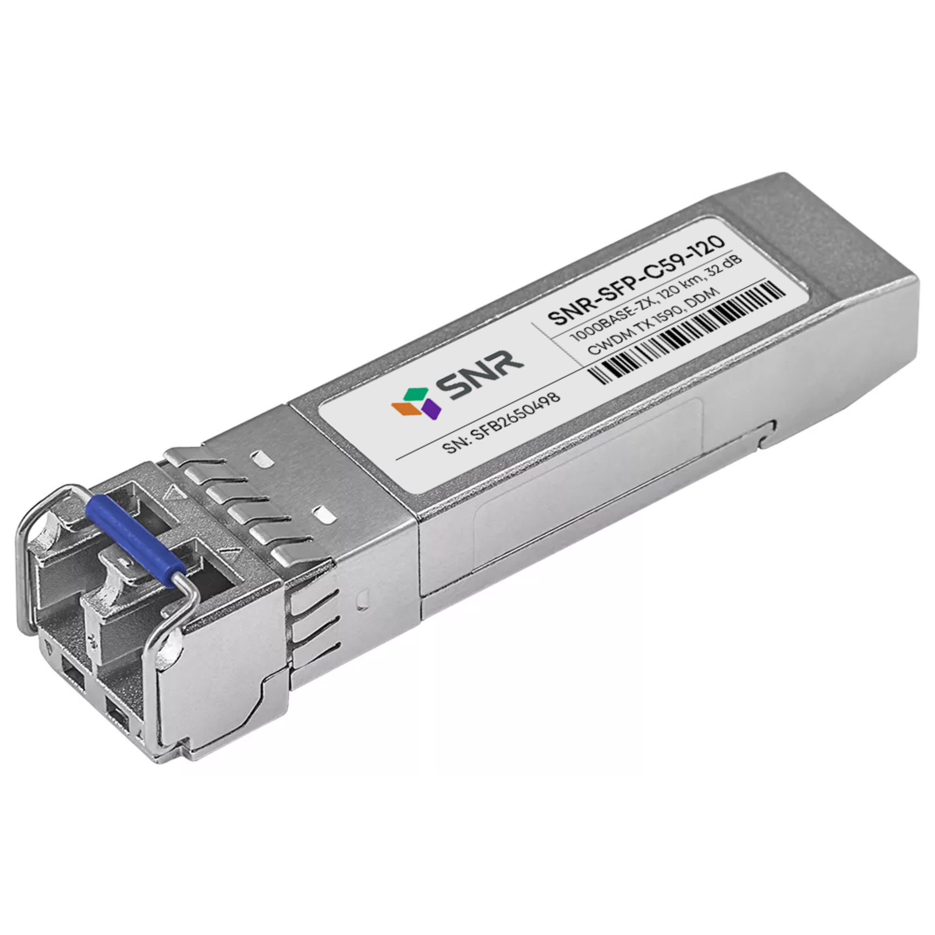 Модуль SFP CWDM оптический, дальность до 120км (32dB), 1590нм