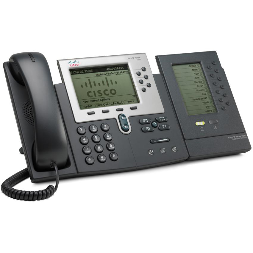 Блок расширения Cisco CP-7915 для телефонных аппаратов Cisco CP-7900 (некондиция, скол кнопки)