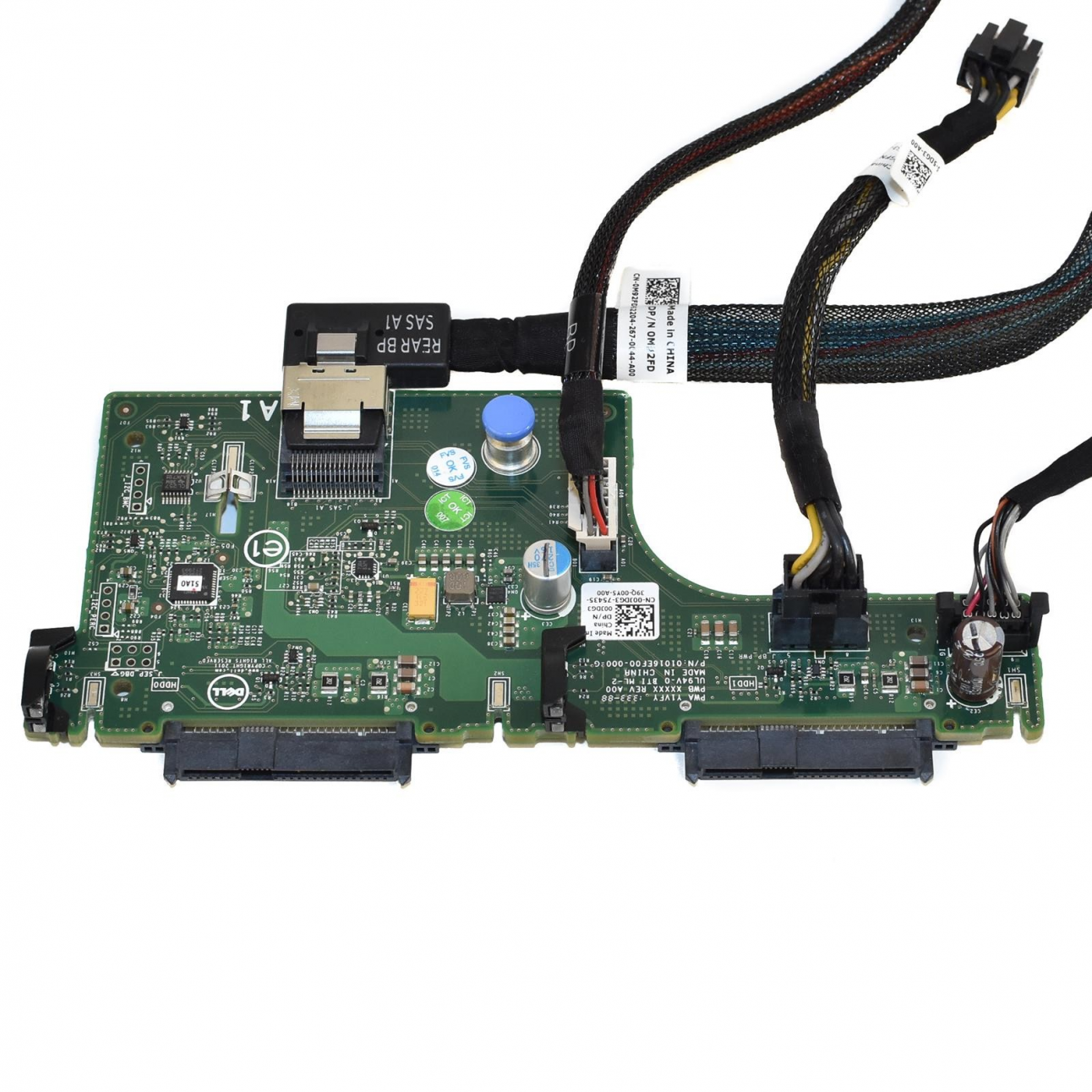 Панель подключения HDD для Dell R720XD Rear Flex Bay 2.5 Hard Drive Backplane Kit 