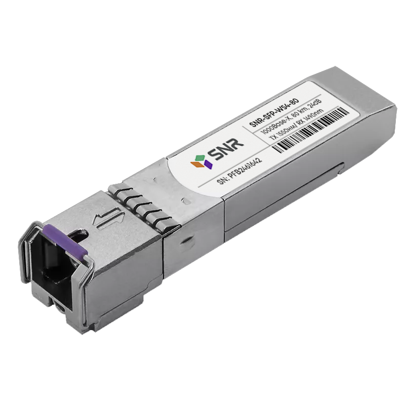 Модуль SFP WDM, дальность до  80км (24dB), 1550/1490нм