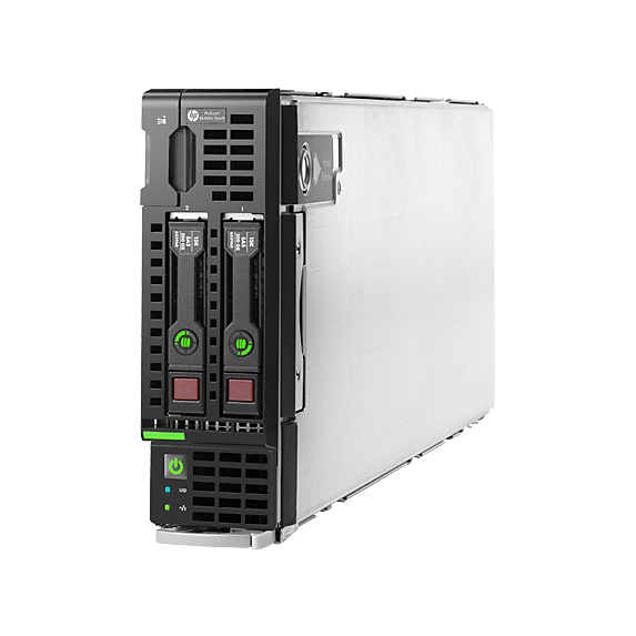 Шасси Блейд-сервера HP BL460c Gen9, до двух процессоров Intel Xeon E5-2600v3, 16 слотов DDR4, контроллер H244br, сетевой контроллер 10Gb 536FLB