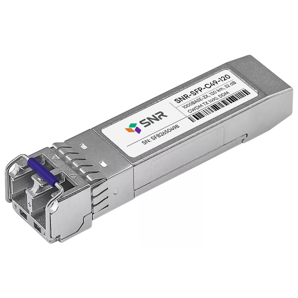 Модуль SFP CWDM оптический, дальность до 120км (32dB), 1490нм