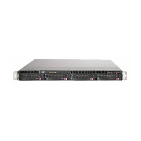 Платформа Supermicro 1U SYS-6018R-MTR, Два процессора E5-2600v3/v4, DDR4, 4x3,5 HDD SATA, 2x1000Base-T