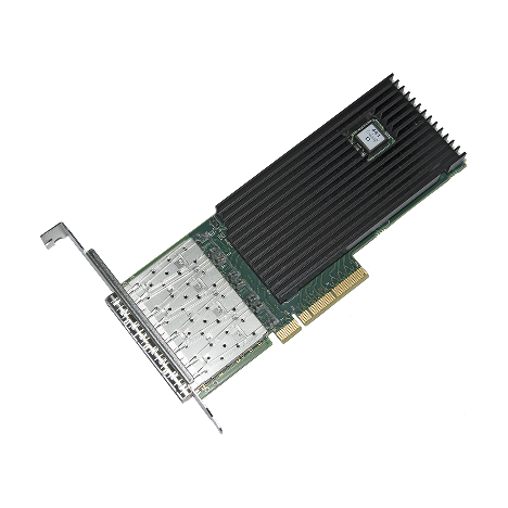 Сетевая карта 4 порта 10GBase-X (SFP+, Intel FTXL710AM1), Silicom PE310G4i71LB-XR