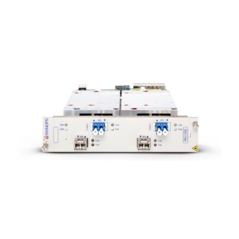 Транспондер Ekinops 2x10G SFP+ / OTX с поддержкой DynaFEC (10dB) и оптическими модулями SFP+LR и OTX