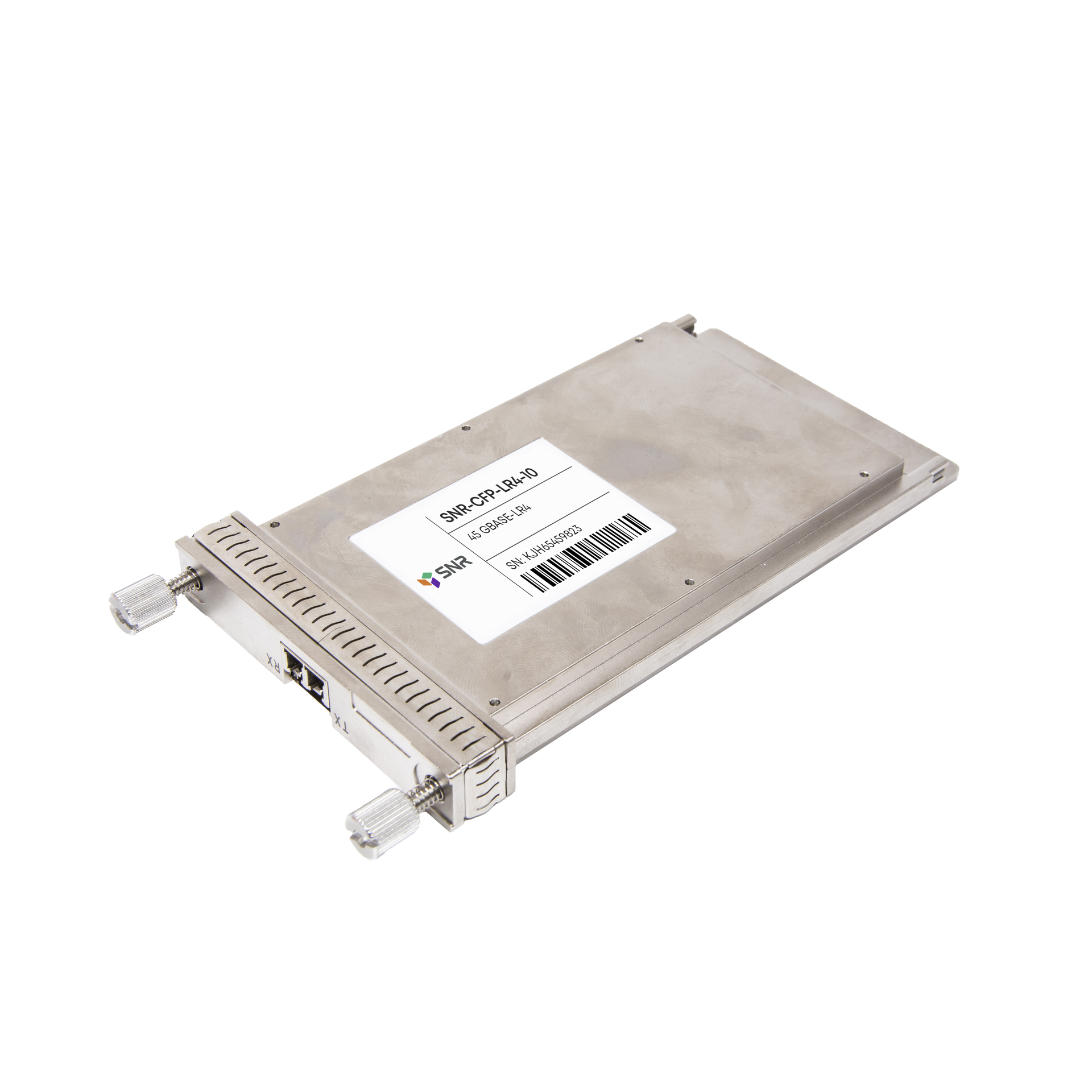 Двухволоконный модуль, CFP 40GBASE-LR4, разъем LC, дальность до 10км (7.5dB)
