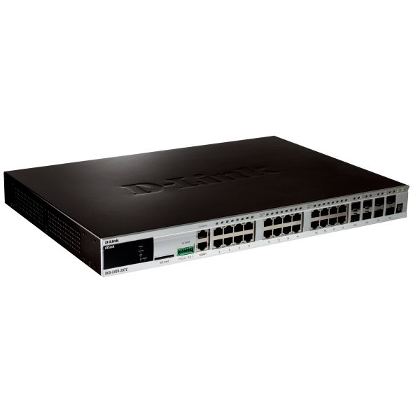 Управляемый стекируемый коммутатор 3 уровня D-Link DGS-3420-28TC/B1A