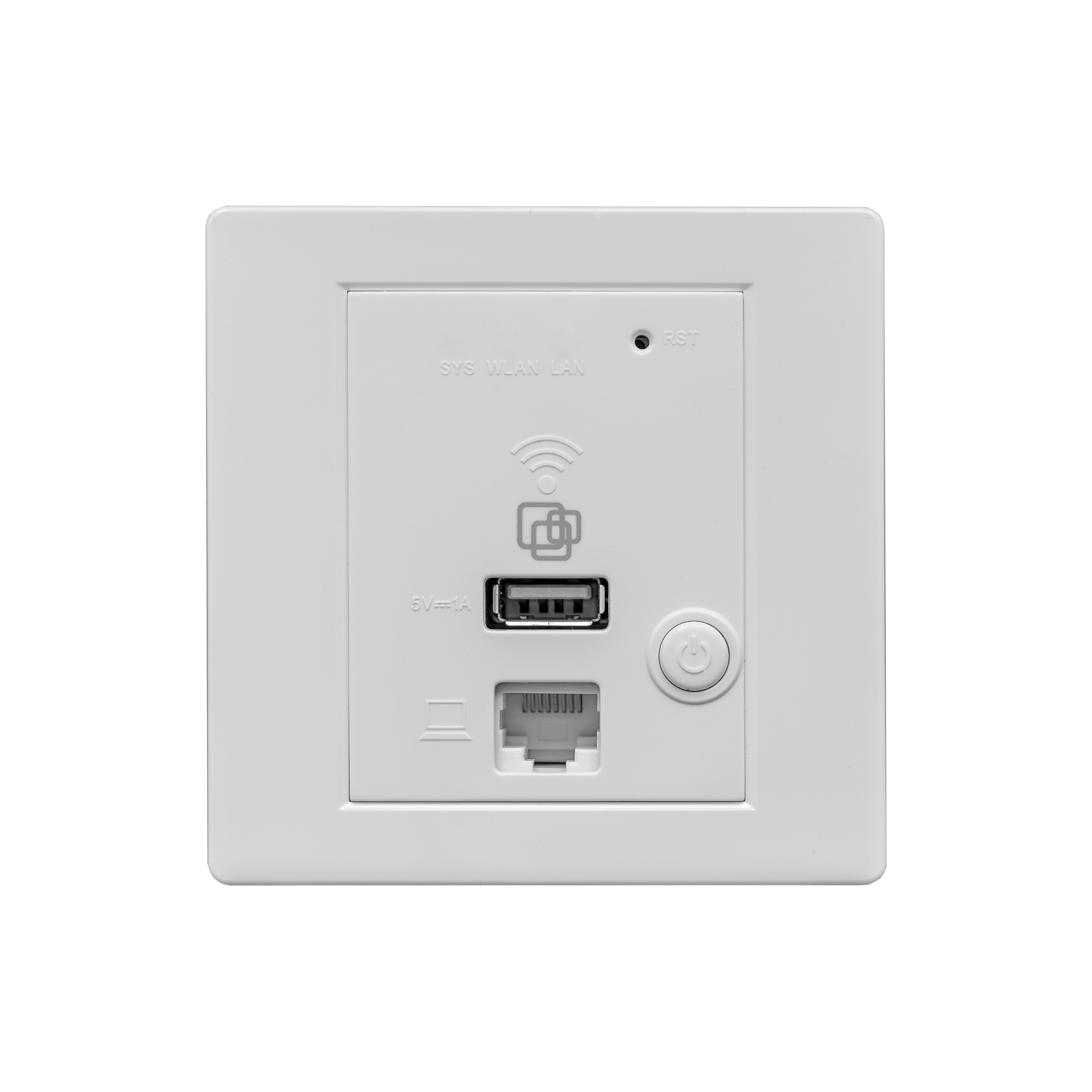 Точка доступа SNR-CPE-Wi2, wall-in, PoE 802.3af, 802.11b/g/n, 2xFE RJ45, 1xUSB