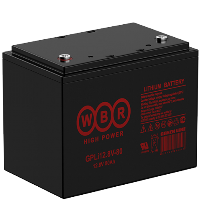 Литий-железо-фосфатный (LiFePO) аккумулятор WBR GPLi 12.8V-80K