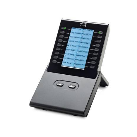 Блок расширения Cisco CP-CKEM-C для телефонных аппаратов Cisco CP-8900, CP-9900, черный