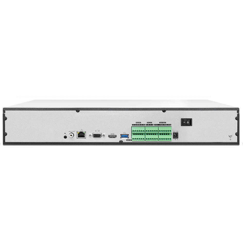 IP Видеорегистратор сетевой OMNY PRO 40 каналов, вх/исх битрейт 400/200Mbits, 4xHDD до 10Тб каждый, 1xHDMI/VGA, 1xGE, трев вх/вых  16/4