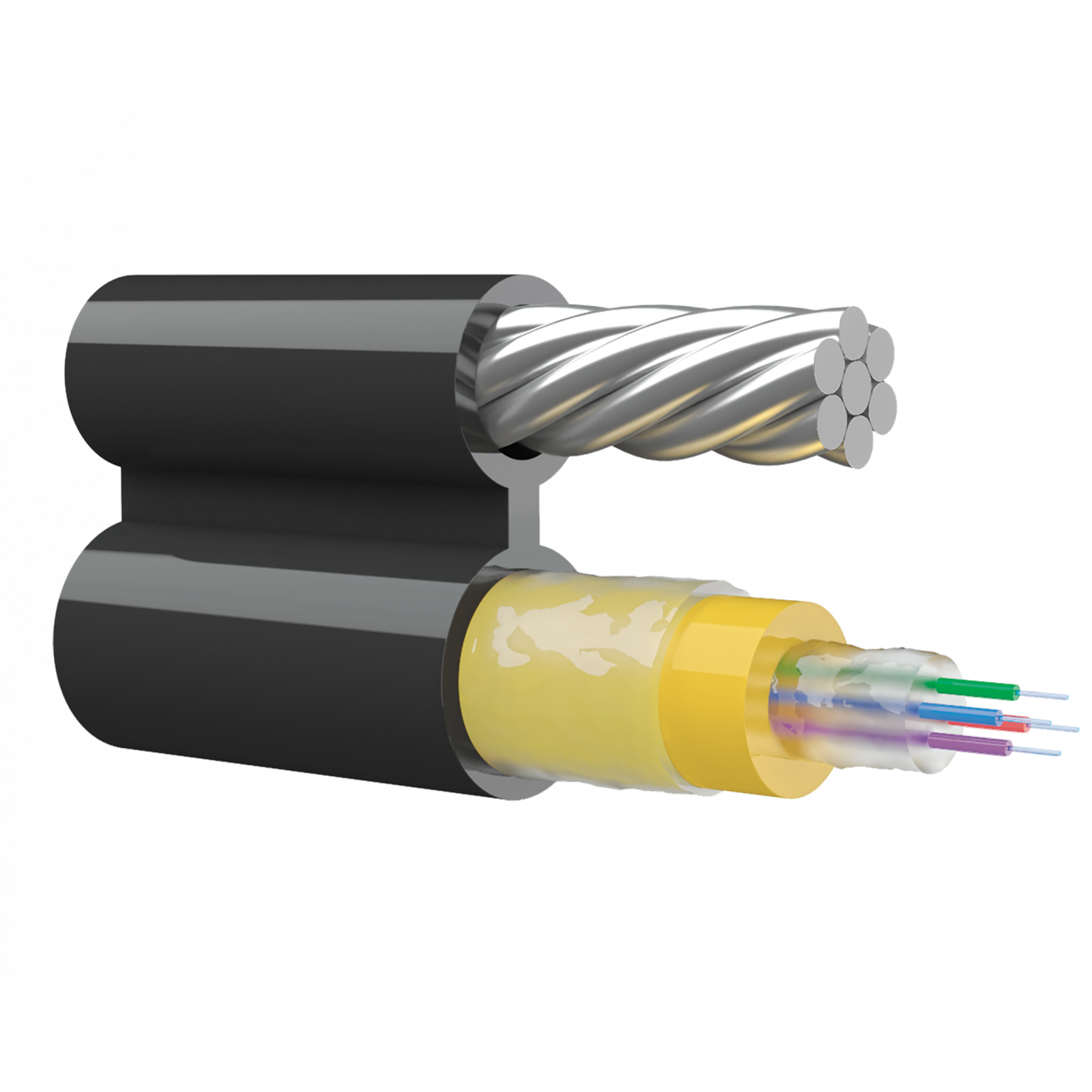 Кабель оптический SNR-FOCA-UT4-24-C, волокно Corning SMF-28 Ultra