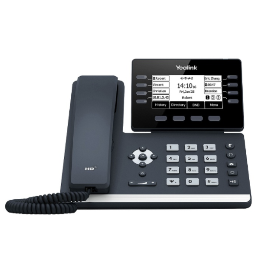 IP-телефон Yealink SIP-T53, 12 аккаунтов, USB, GigE, без БП