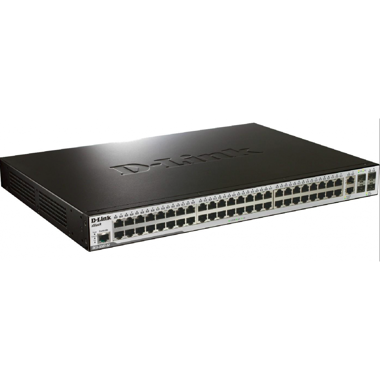 Коммутатор D-Link DES-3200-52 Б/У с одним неработающим портом