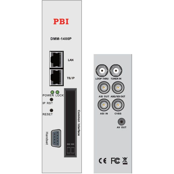 Модуль профессионального IRD приемника PBI DMM-1400P-32IP-T для цифровой ГС PBI DMM-1000 (некондиция)