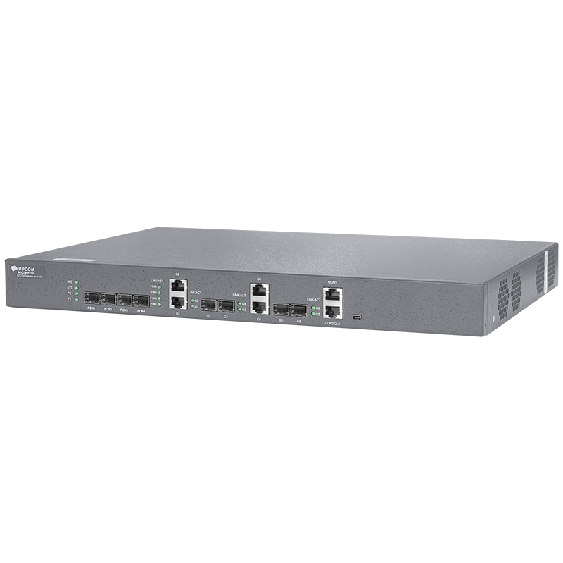 OLT BDCOM 3310 с 4 портами GEPON (SFP), 2 комбо-портами, 2хSFP, 2хRJ-45, 2 БП АC, FEC 