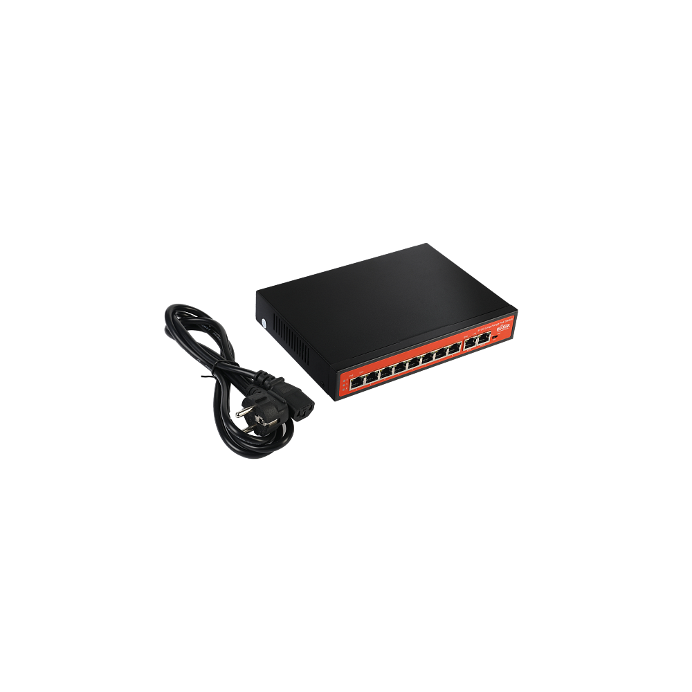 Коммутатор неуправляемый Wi-Tek PS210G v2