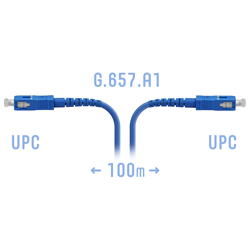Патчкорд оптический армированный SC/UPC 100 метров