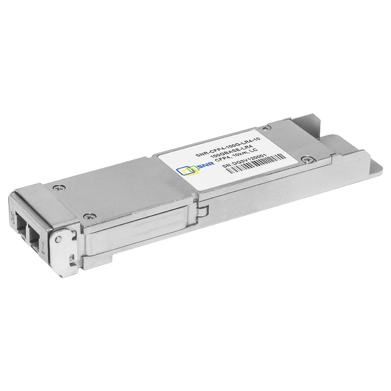 Двухволоконный модуль, CFP4 100GBASE-LR4, разъем LC, дальность до 10км (6dB)