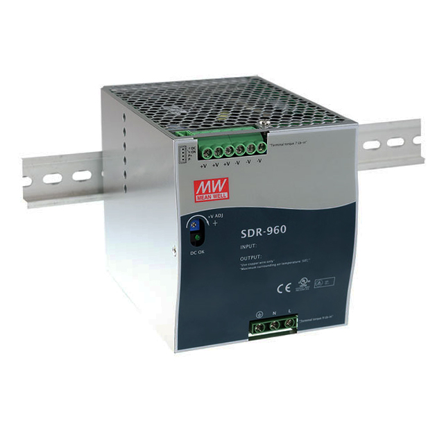 SDR-960-24 Блок питания на DIN-рейку, 24В, 40А, 960Вт Mean Well