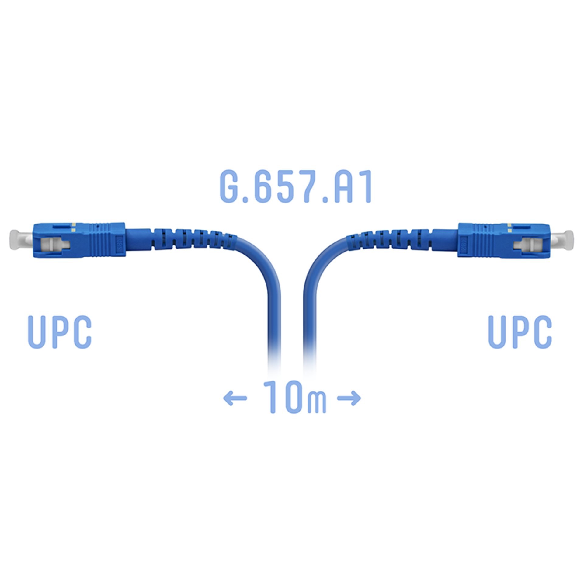 Патчкорд оптический армированный SC/UPC 10метров