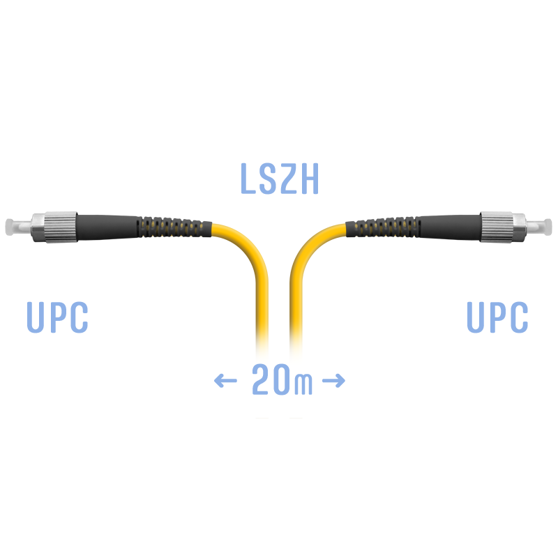 Патчкорд оптический FC/UPC SM 20м
