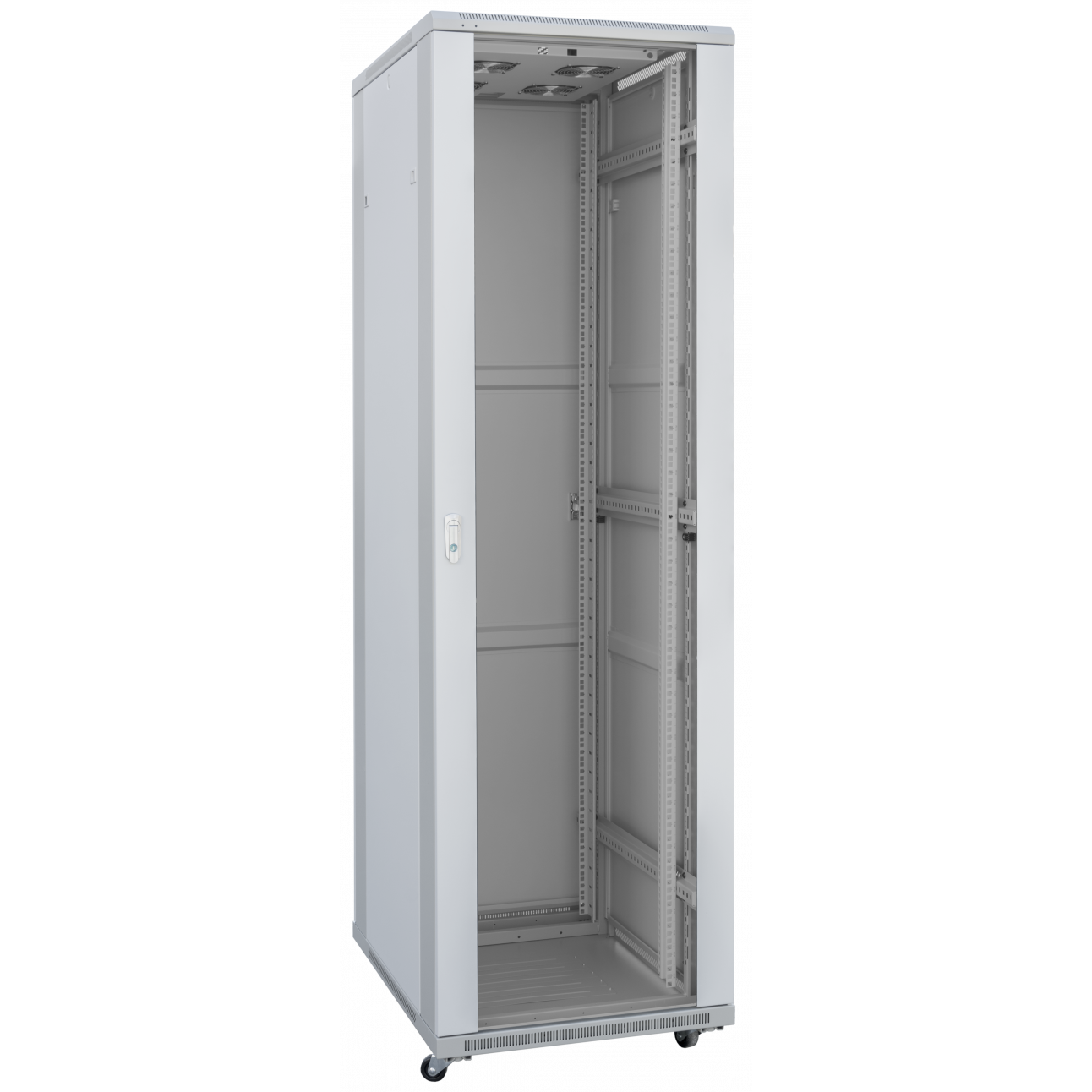 Шкаф телекоммуникационный напольный 47U 600x800мм, серия TFC (SNR-TFC-476080-GS-G)