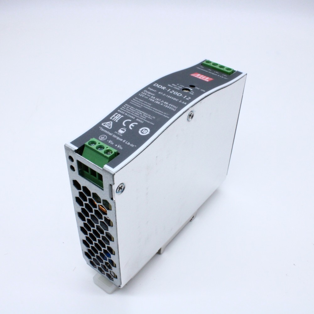 DDR-120D-12 Преобразователь: DC/DC; 120Вт; Uвх:67,2-154.В; Uвых:12ВDC; Iвых:10А, Mean Well