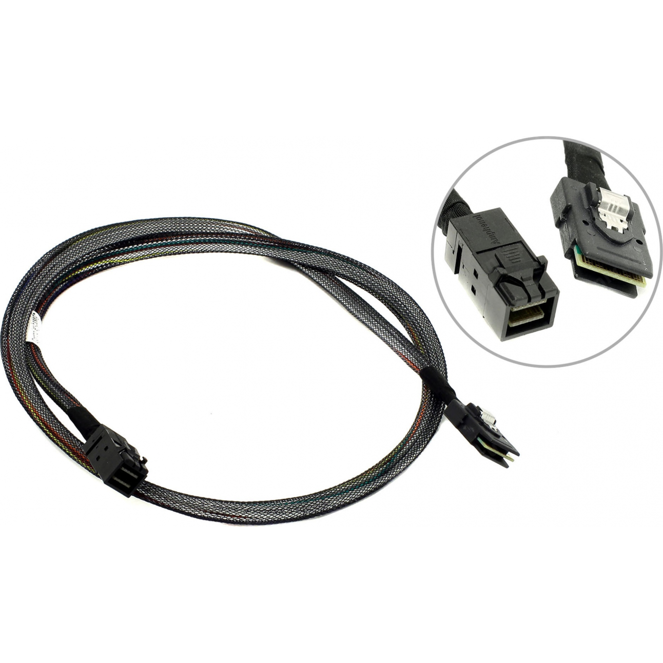Кабель Adaptec ACK-I-HDMSAS-MSAS 1m Кабель HDmSAS-miniSAS внутренний, 1м.