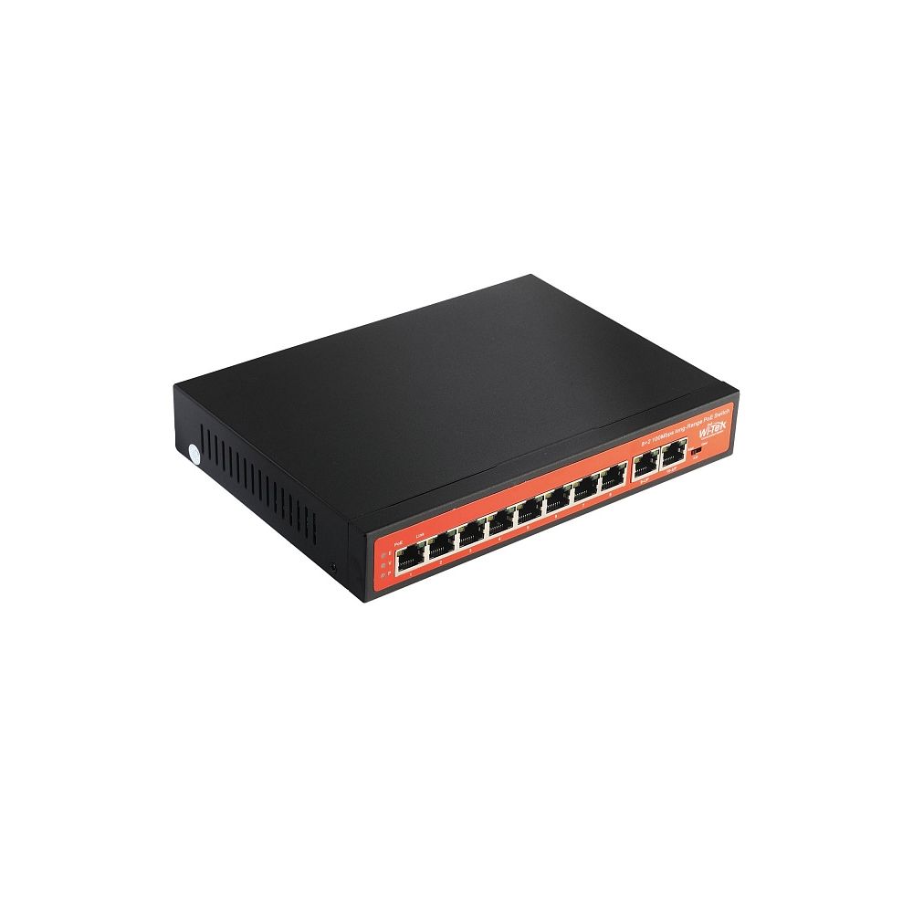 Коммутатор неуправляемый Wi-Tek PS210 v2