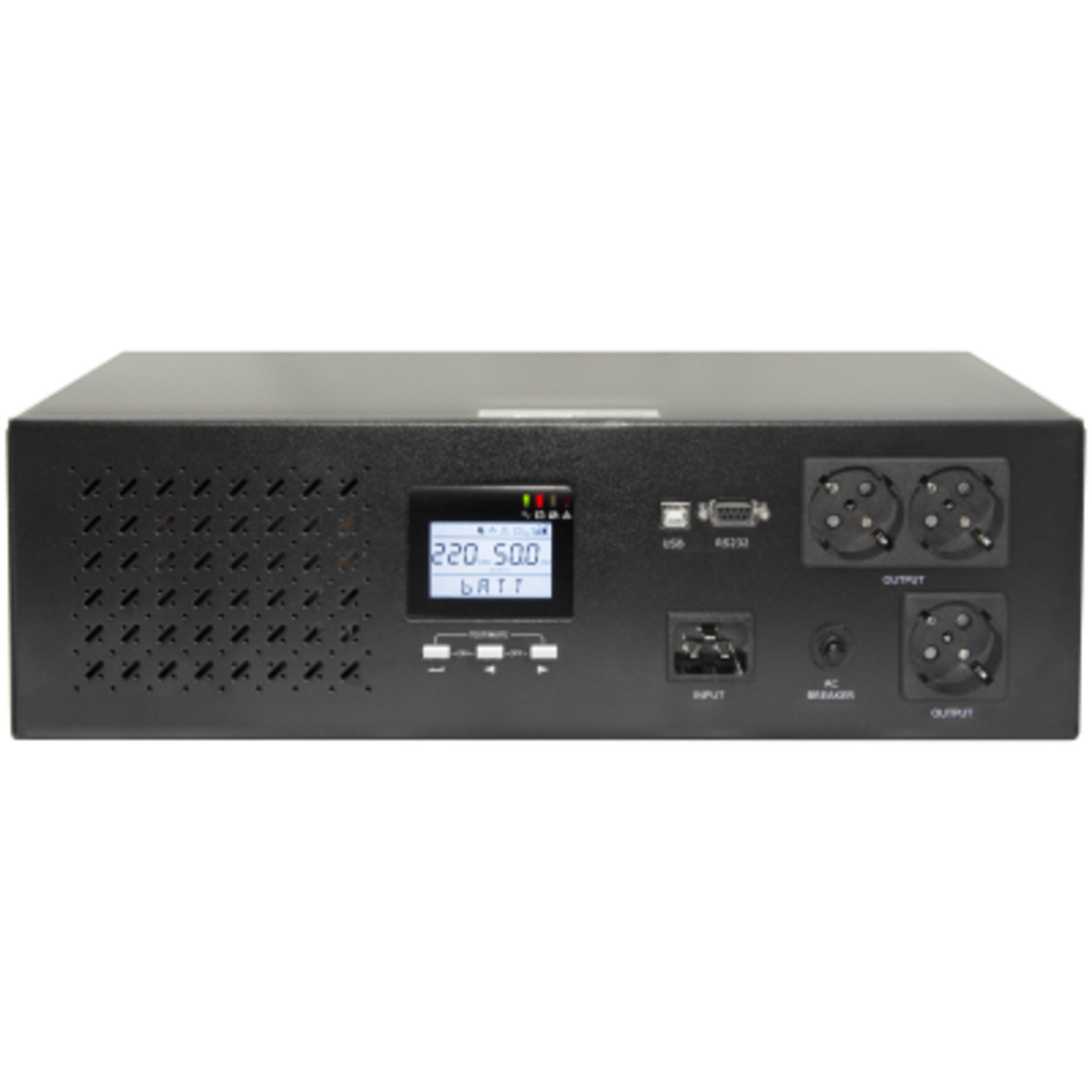 Источник бесперебойного питания Line-Interactive, 3000 VA, Rackmount LCD (чистый синус на выходе)