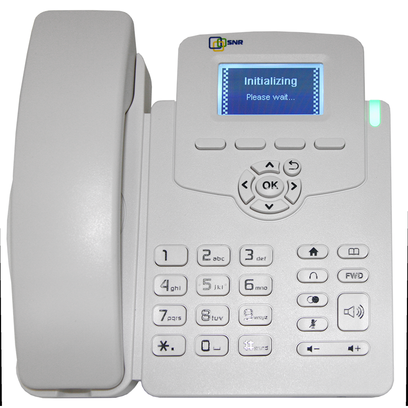 IP-телефон SNR-VP-51W без БП, поддержка PoE, белый цвет