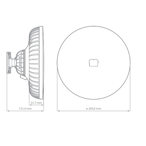Антеннобокс RF Elements StationBox XL CARRIER CLASS 5 GHz, 19dBi