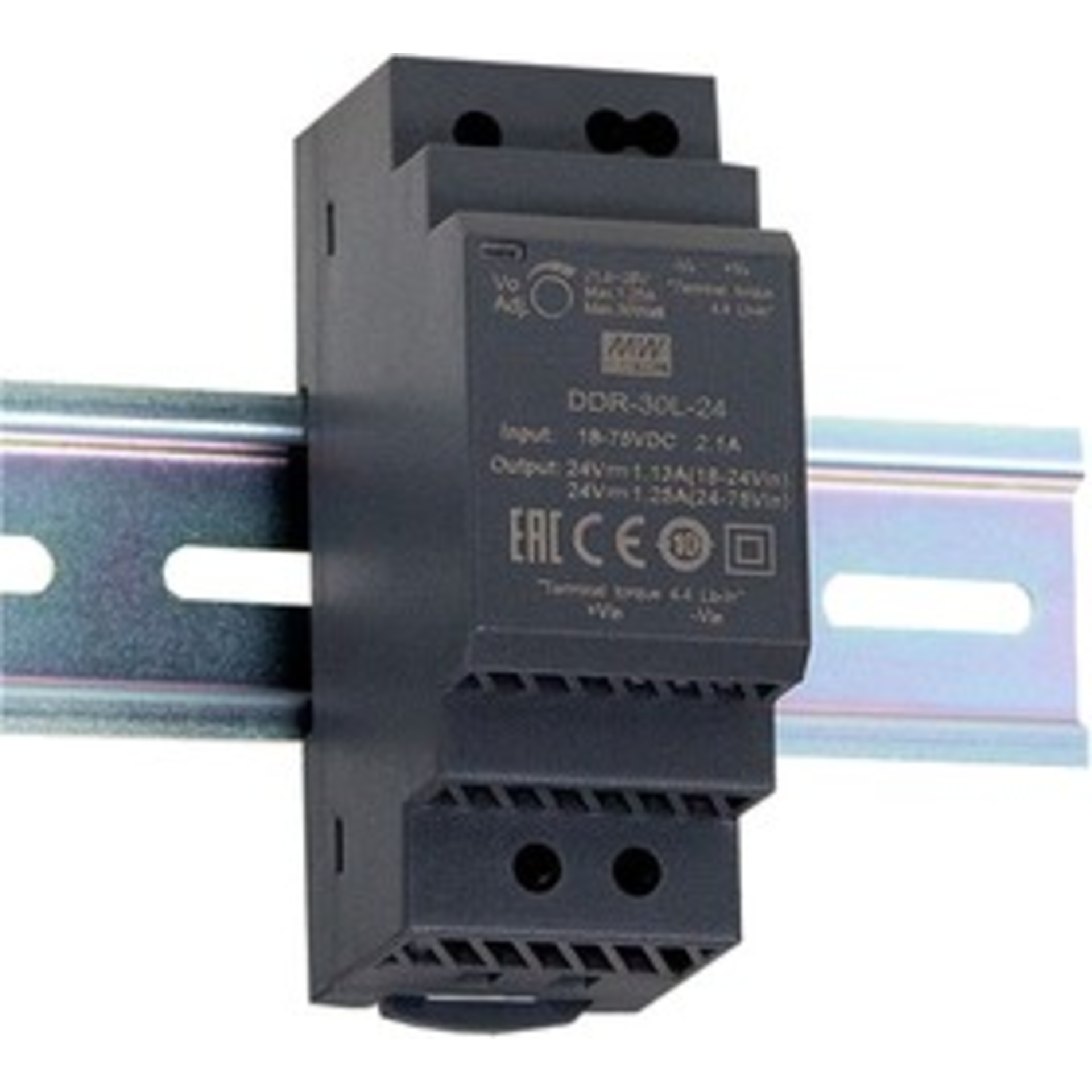 DDR-30G-12, DC/DC преобразователь, 30Вт, вход 9-36В,выход 12В/2,5А Mean Well