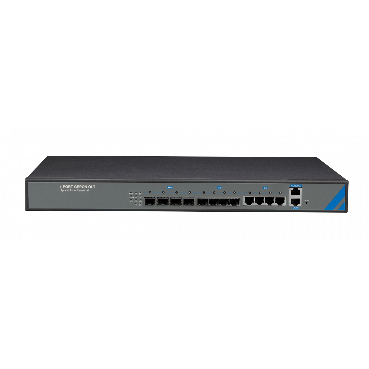 OLT C-DATA FD1104SN с 4 портами GEPON (SFP), 4 GE комбо-порта, 2 БП АC