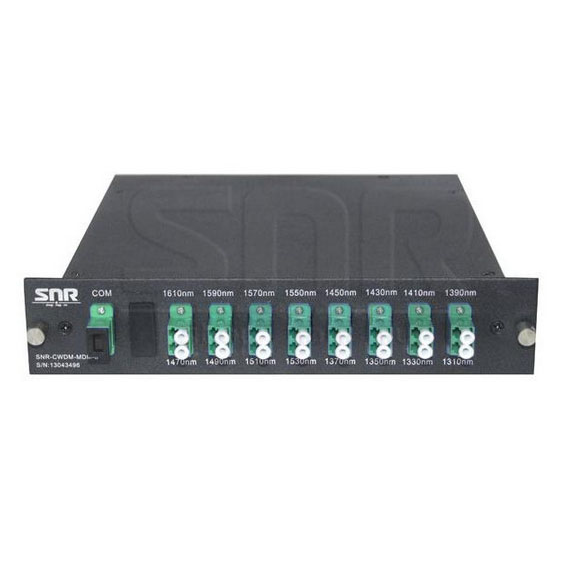 Мультиплексор CWDM одноволоконный 16-канальный для BIDI CWDM SFP (Tx/Rx:1310-1610нм), APC-полировка