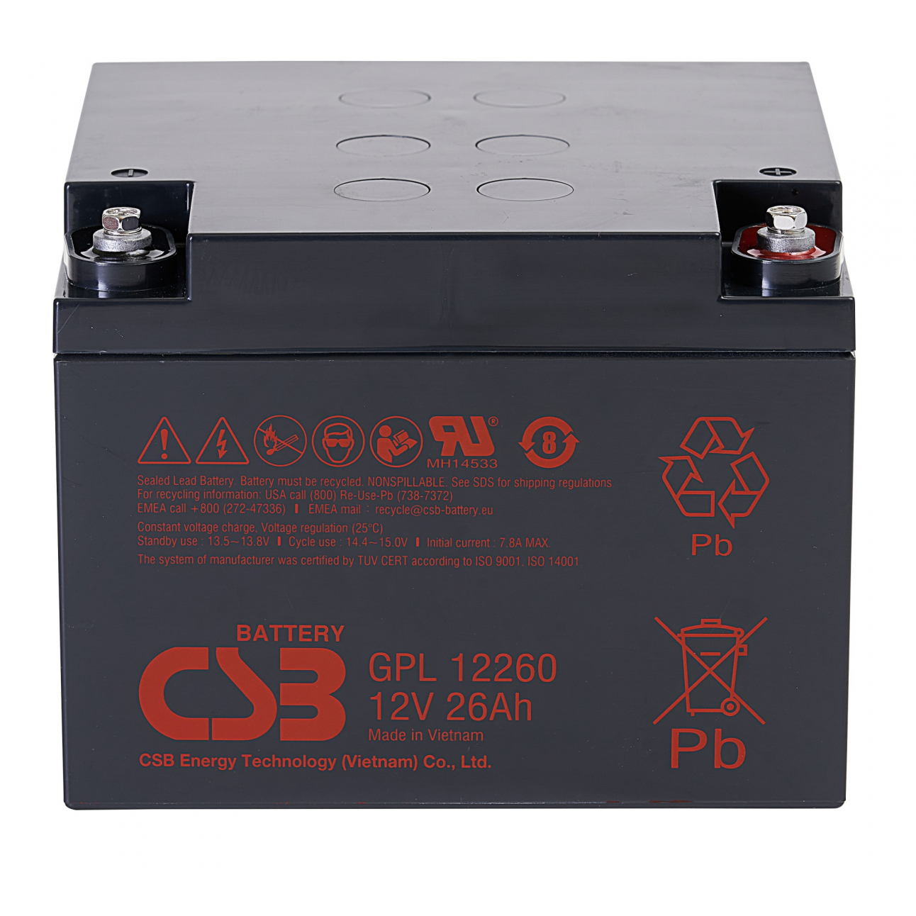 Аккумулятор CSB GPL12260 I