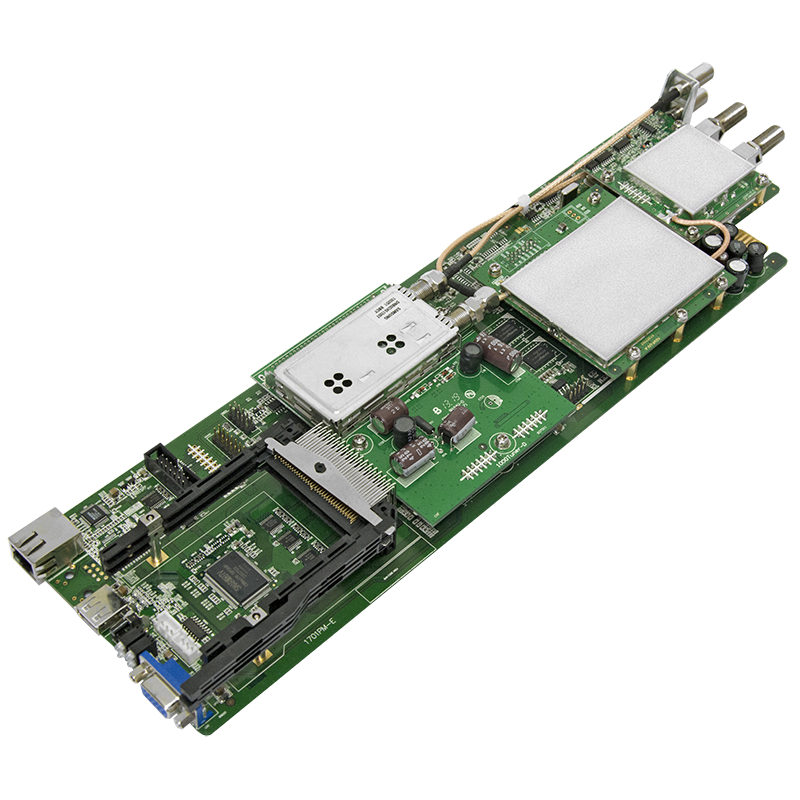 Модуль профессионального DVB-S/S2 приёмника и двойного аналогового модулятора PBI DMM-1701PM-04S2