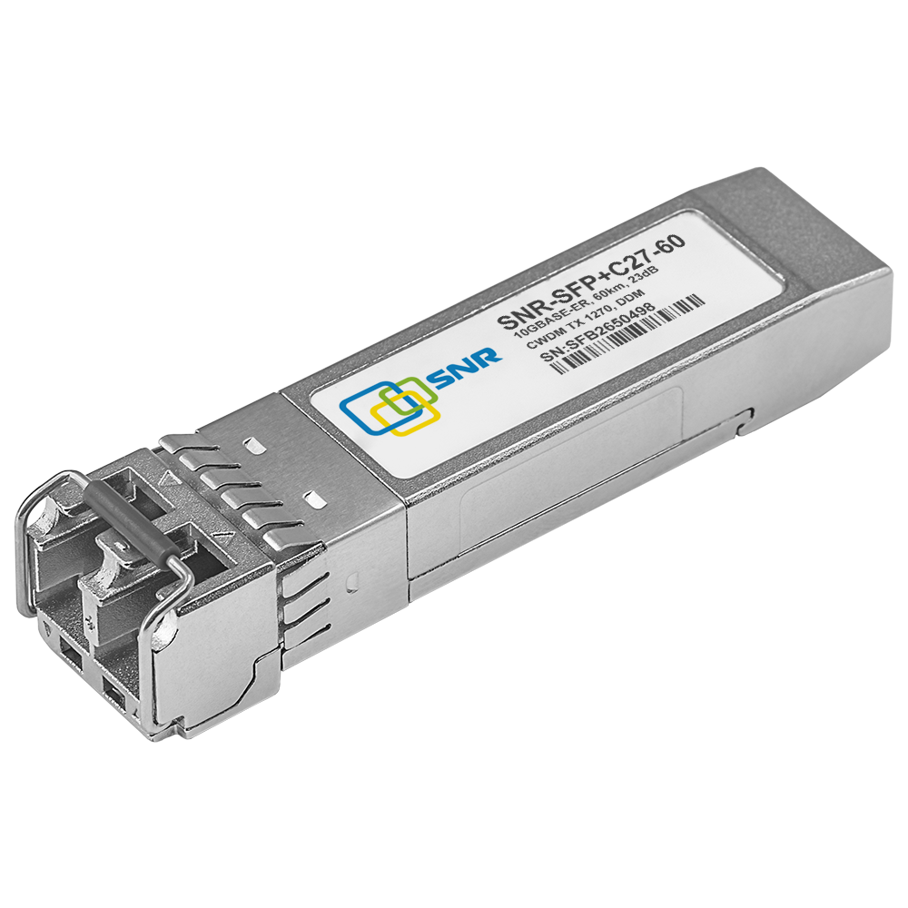 Модуль SFP+ CWDM оптический, дальность до 60км (23dB), 1270нм