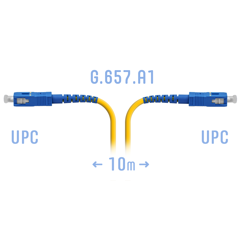 Патчкорд оптический SC/UPC SM G.657.A1 10 метров