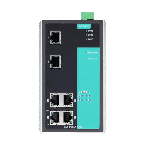 Коммутатор Moxa EDS-P506A-4PoE