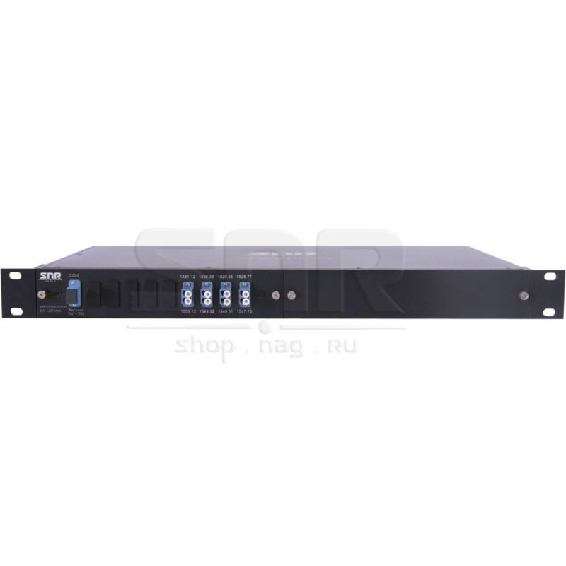 Мультиплексор DWDM одноволоконный 4-канальный в 1/2-слоте