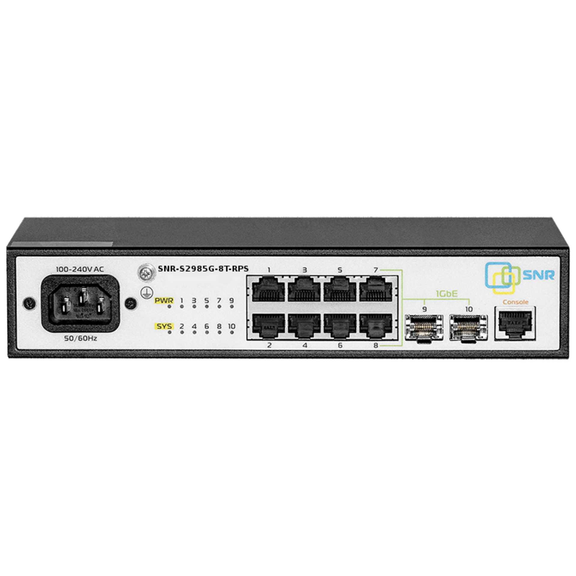 Управляемый коммутатор уровня 2 SNR-S2985G-8T-RPS