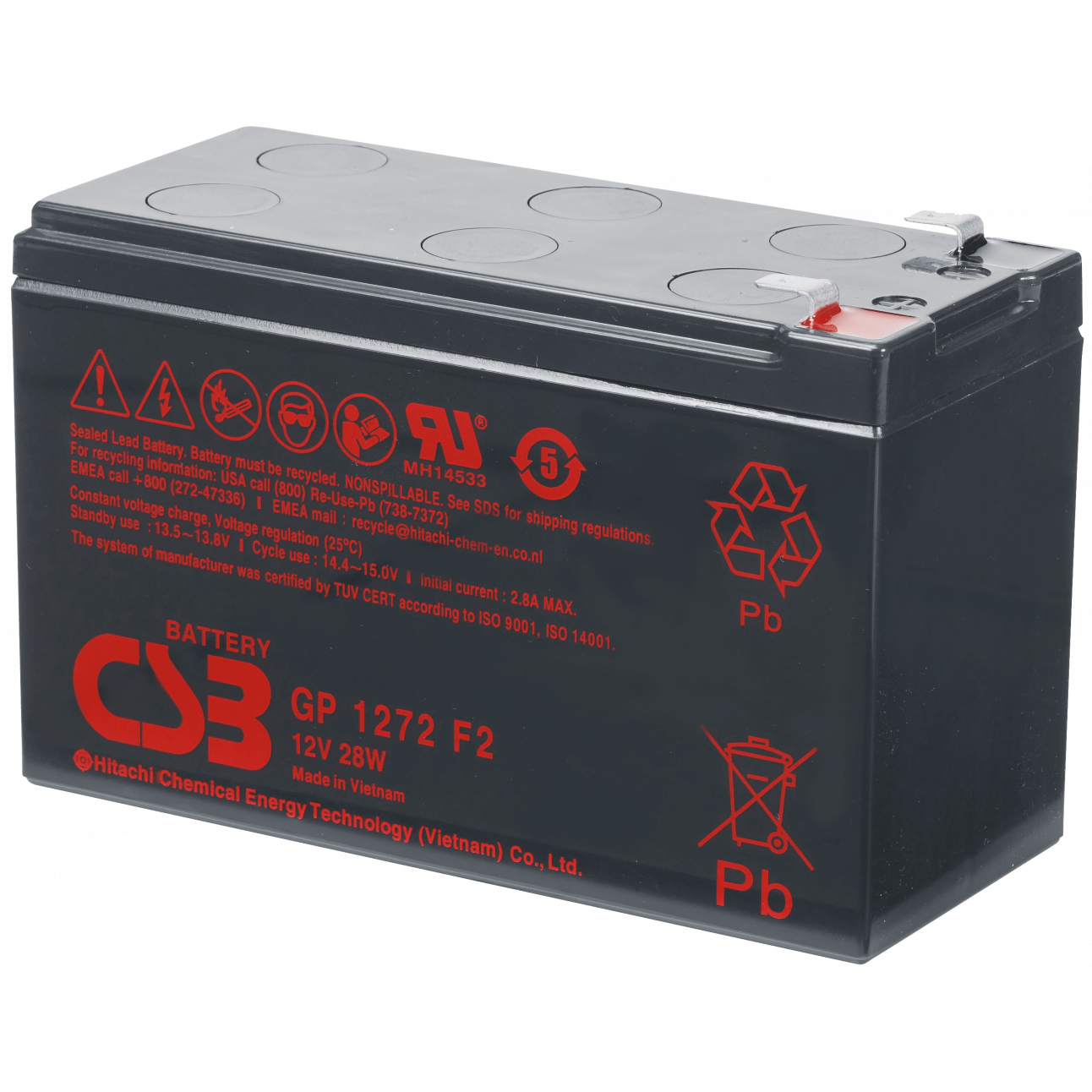 Аккумулятор CSB GP 1272 F2