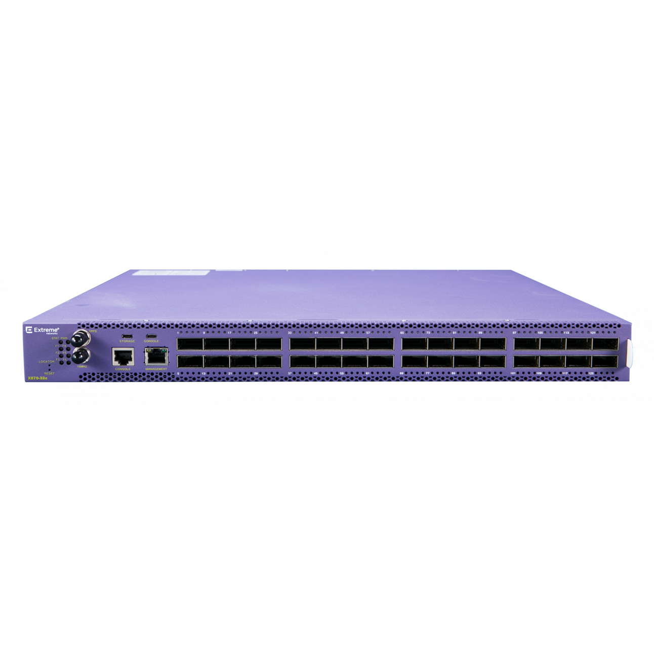 Коммутатор Extreme Summit X870-32c, 32 10Gb/25Gb/40Gb/50Gb/100Gb QSFP28 портов, 2БП