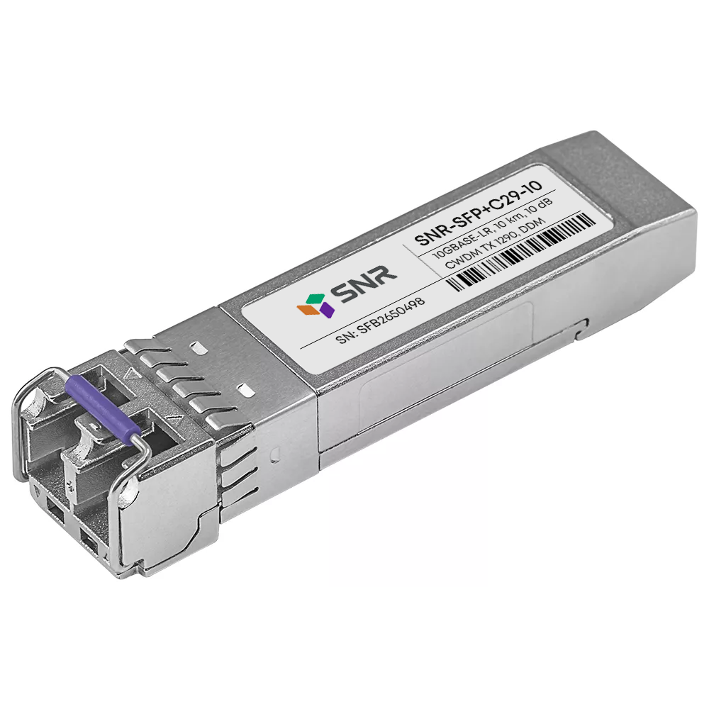 Модуль SFP+ CWDM оптический, дальность до 10км (10dB), 1290нм