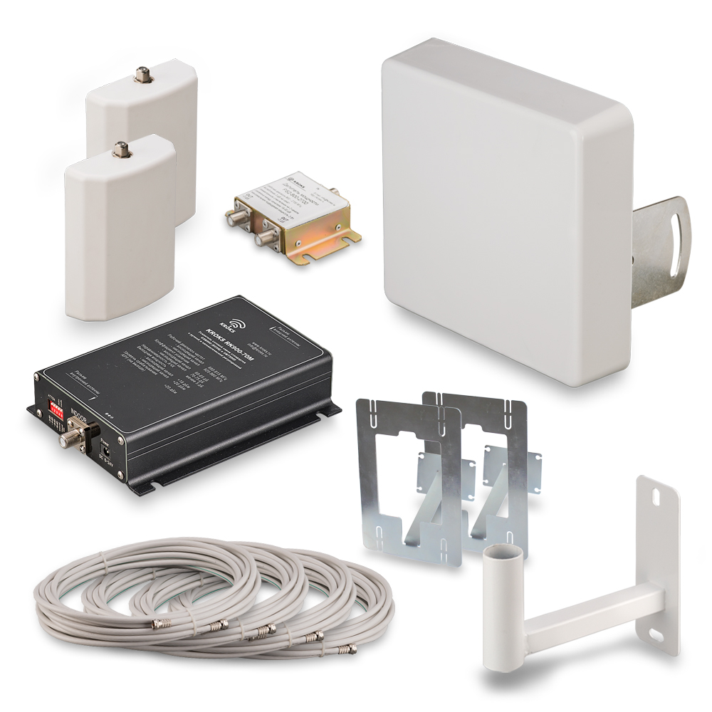 Комплект усиления сотовой связи GSM900 и EGSM - KRD-900-2