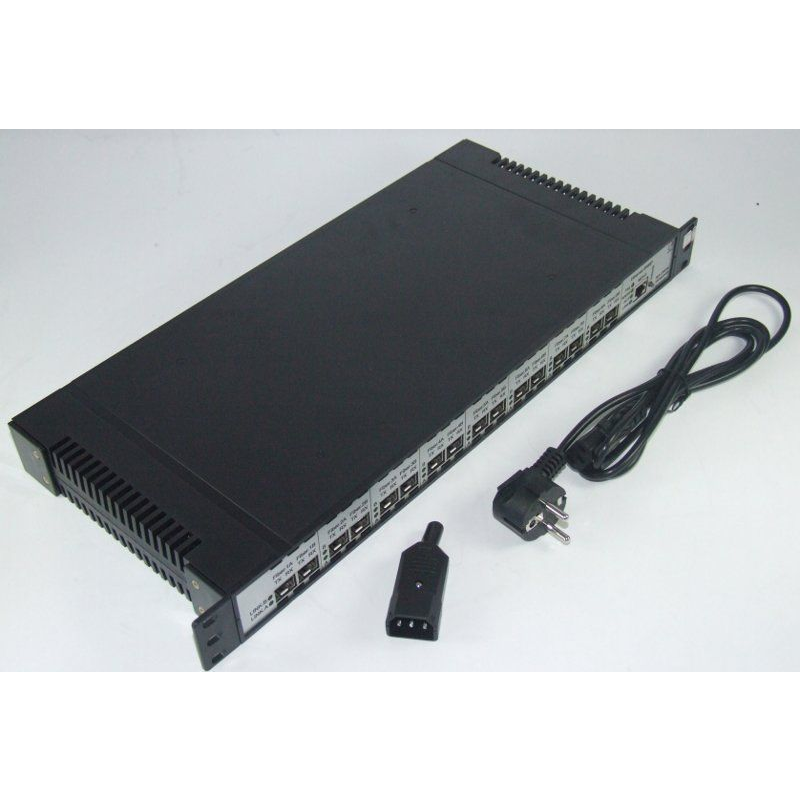 Медиаконвертер (транспондер) 8-канальный STM, ATM, Gigabit Ethernet 1U