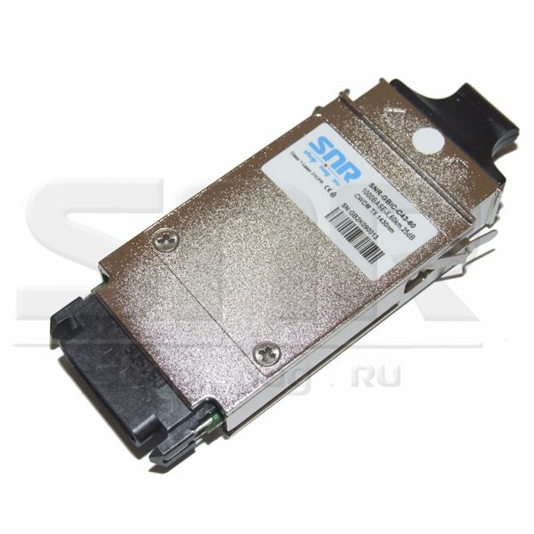 Модуль GBIC CWDM оптический, дальность до 60км (25dB), 1430нм