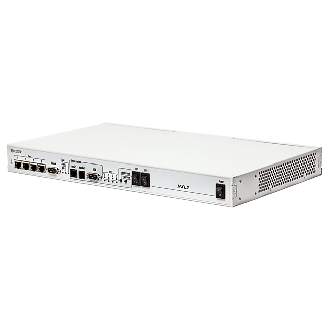 SHDSL-модем MXL2-2, базовый блок, 4хRJ45 (LAN), 2 места для субмодулей М4Е1/4И15, 2 интерфейса SHDSL, 11,4 Мбит/с